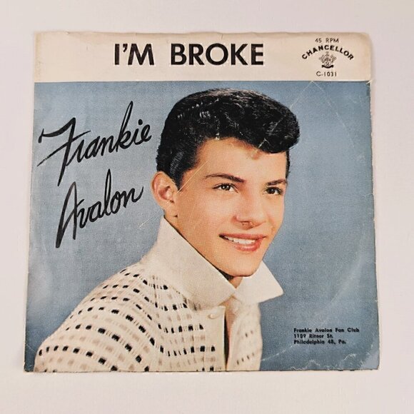 Frankie Avalon 7" Vinyl 45 Record Venus/I'm Broke 1959 - Picture 9 of 13